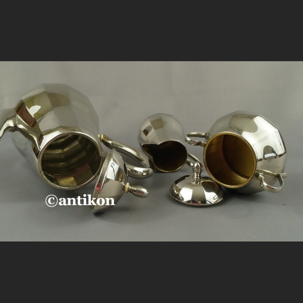 Serwis WMF  platerowany zestaw do kawy Bauhaus