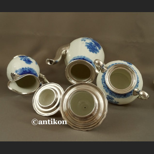 Serwis Rosenthal Chippendale kobaltowy okuty srebrem Serwis Rosenthal Chippendale kobaltowy okuty srebrem