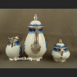 Serwis Rosenthal Chippendale kobaltowy okuty srebrem Serwis Rosenthal Chippendale kobaltowy okuty srebrem