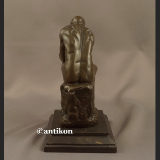 Rzeźba z brązu Myśliciel A. Rodin piękny duży posąg  Rzeźba z brązu Myśliciel A. Rodin piękny duży posąg