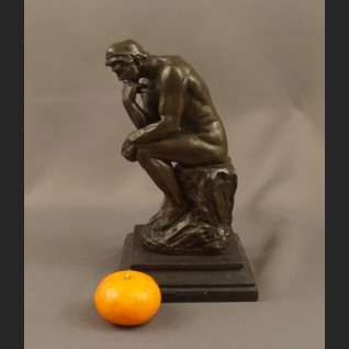 Rzeźba z brązu Myśliciel A. Rodin piękny duży posąg  Rzeźba z brązu Myśliciel A. Rodin piękny duży posąg