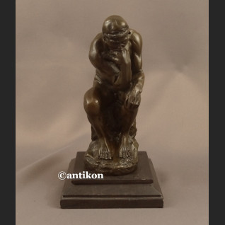 Rzeźba z brązu Myśliciel A. Rodin piękny duży posąg  Rzeźba z brązu Myśliciel A. Rodin piękny duży posąg