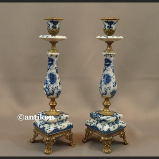 Para świeczników wzór cebulowy 