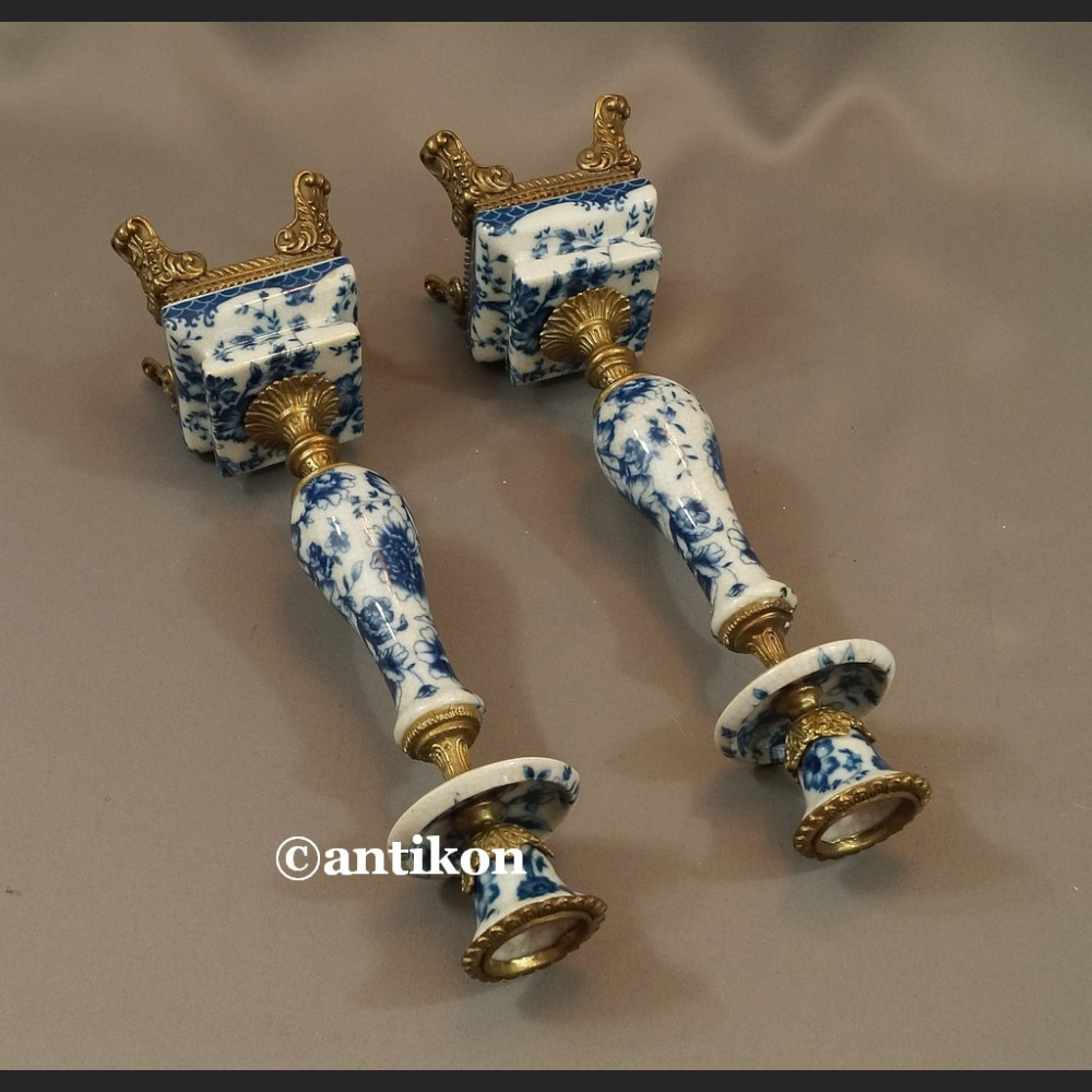 Para świeczników wzór cebulowy 