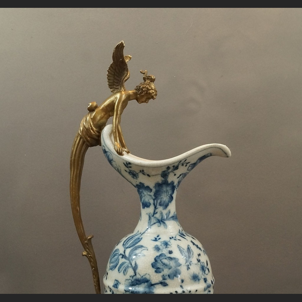 Dzban wzór cebulowy duży porcelanowy do wina wody  Dzban wzór cebulowy duży porcelanowy do wina wody