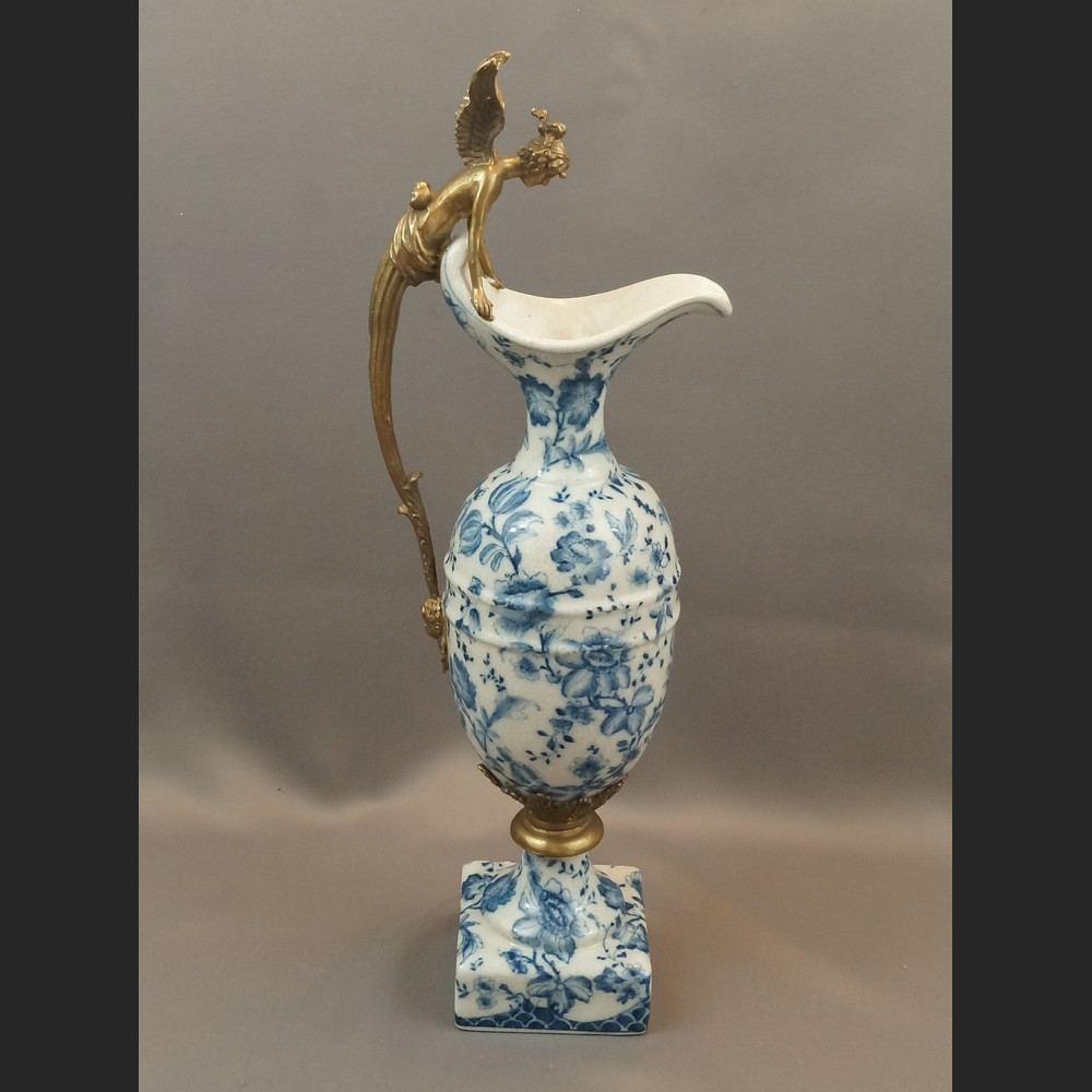 Dzban wzór cebulowy duży porcelanowy do wina wody  Dzban wzór cebulowy duży porcelanowy do wina wody