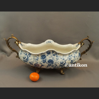 Patera porcelanowa wzór cebulowy wielka  Patera porcelanowa wzór cebulowy wielka