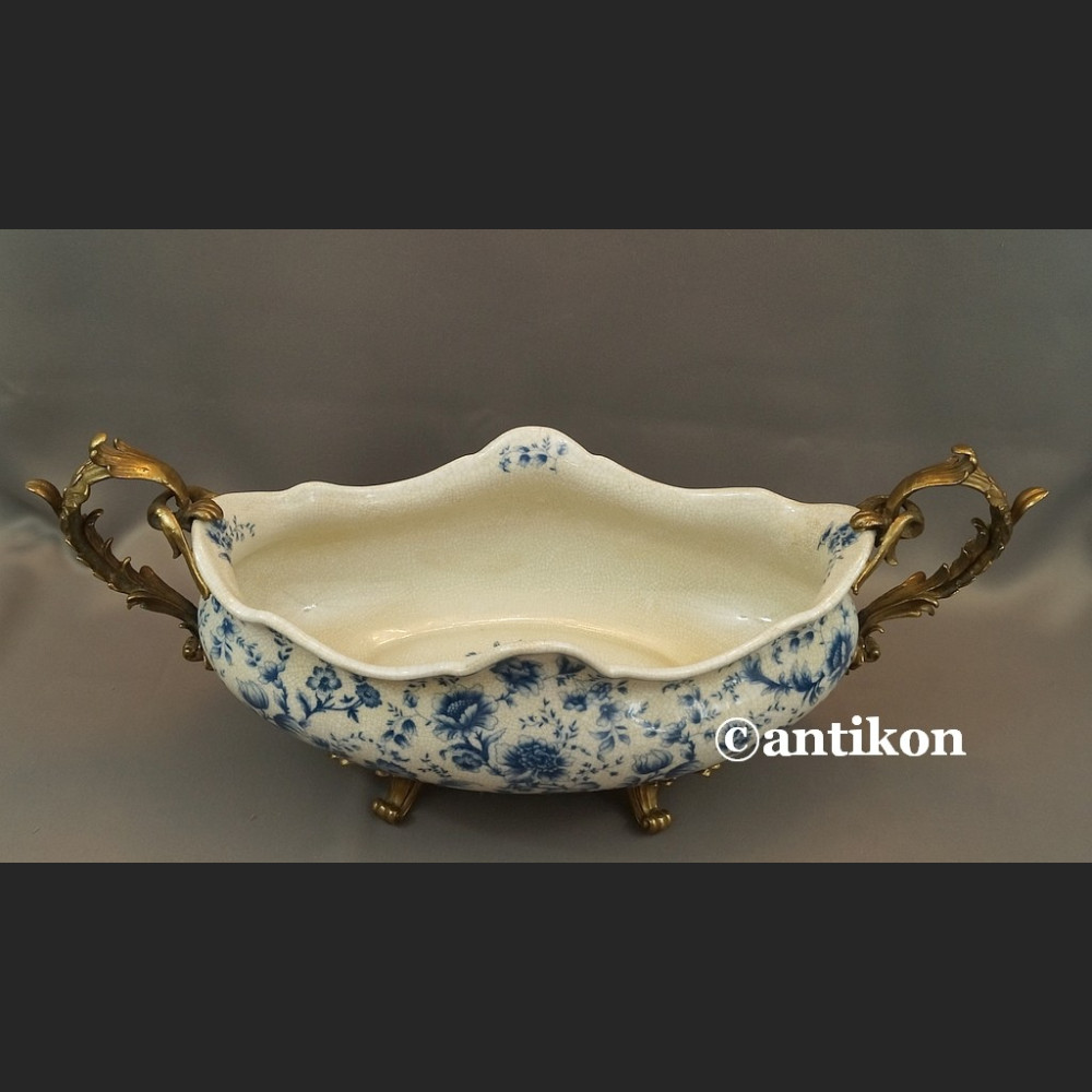 Patera porcelanowa wzór cebulowy wielka  Patera porcelanowa wzór cebulowy wielka