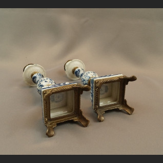 Para świeczników wzór cebulowy Para świeczników wzór cebulowy