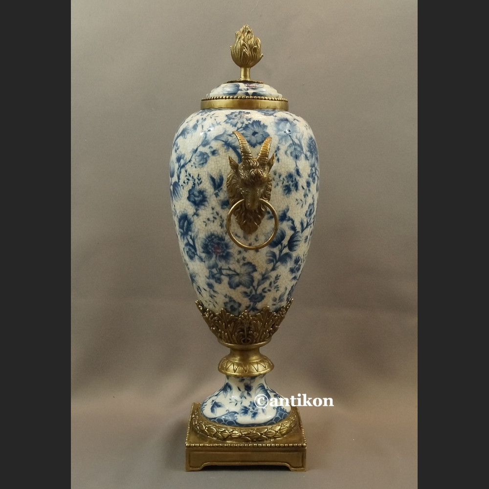 Wazon porcelanowy  wzór cebulowy duża urna 