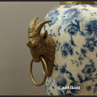 Wazon porcelanowy  wzór cebulowy duża urna 