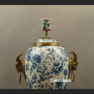 Wazon porcelanowy  wzór cebulowy duża urna 