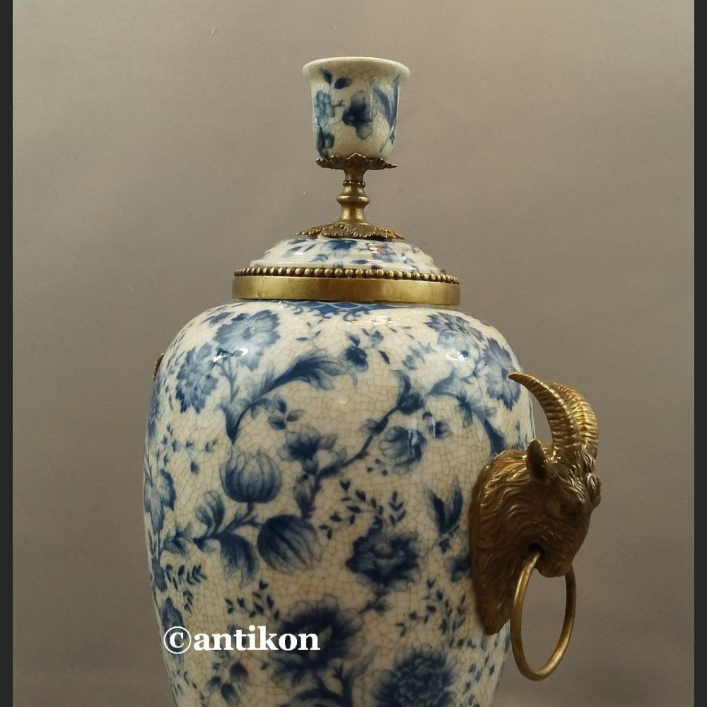 Wazon porcelanowy  wzór cebulowy duża urna 