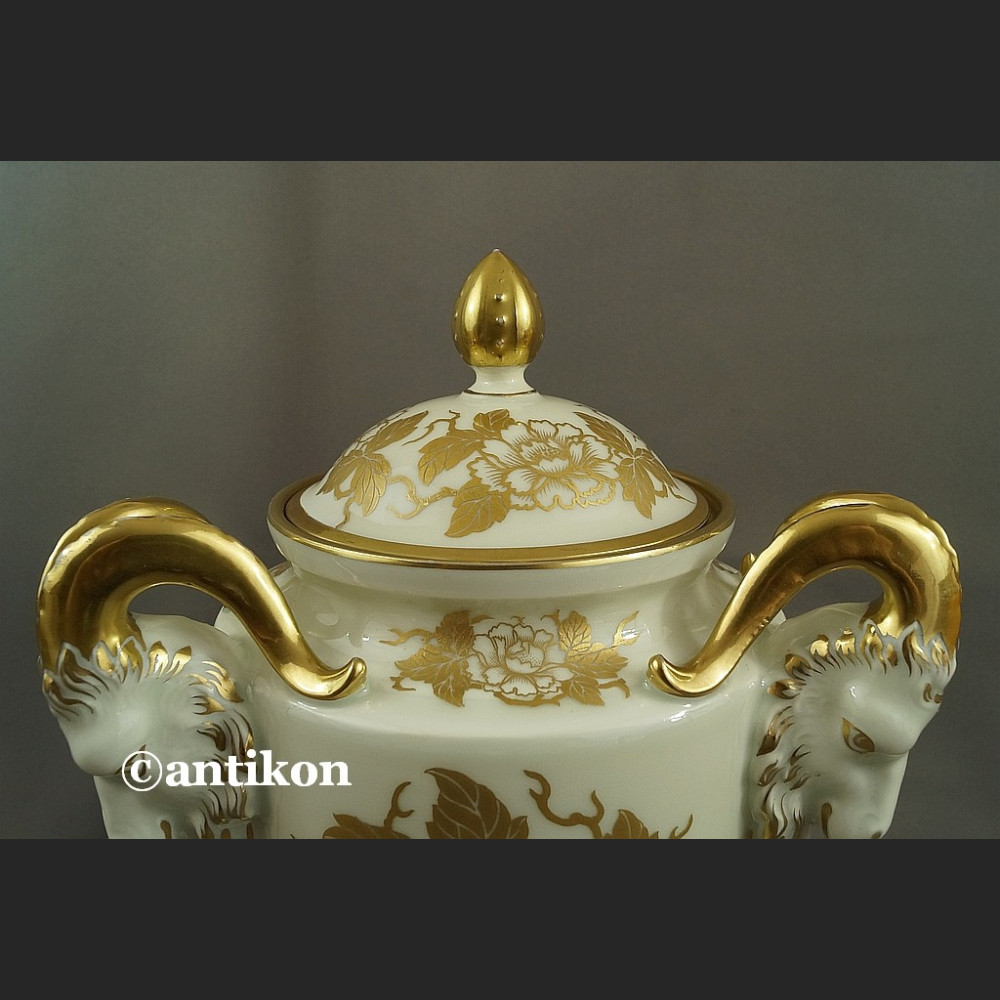 Rosenthal Empire biało złota unkatowa amfora 