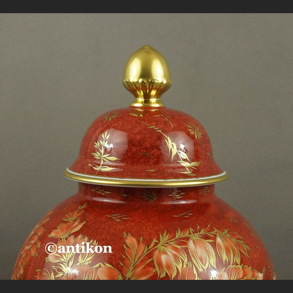 Wazon Rosenthal wielka kula ręcznie malowana Wazon Rosenthal wielka kula ręcznie malowana