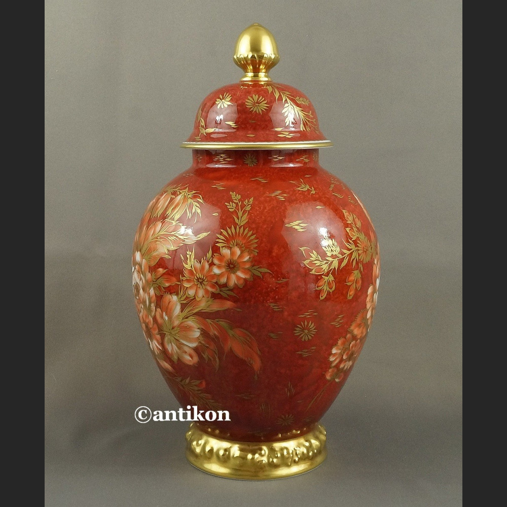 Wazon Rosenthal wielka kula ręcznie malowana Wazon Rosenthal wielka kula ręcznie malowana