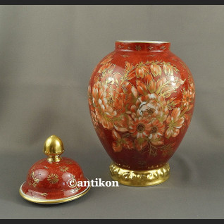 Wazon Rosenthal wielka kula ręcznie malowana
