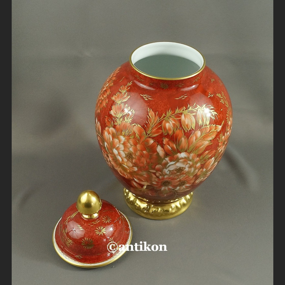 Wazon Rosenthal wielka kula ręcznie malowana Wazon Rosenthal wielka kula ręcznie malowana