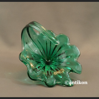 Patera Murano zielony koszyk szkło Patera Murano zielony koszyk szkło