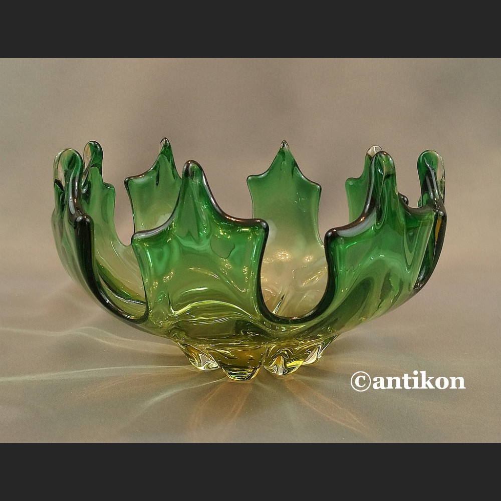 Patera Murano zjawiskowe artystyczne szkło Patera Murano zjawiskowe artystyczne szkło