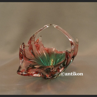 Patera Murano koszyk artystyczne szkło Patera Murano koszyk artystyczne szkło