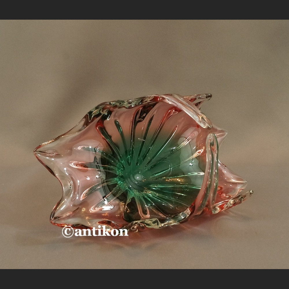 Patera Murano koszyk artystyczne szkło Patera Murano koszyk artystyczne szkło