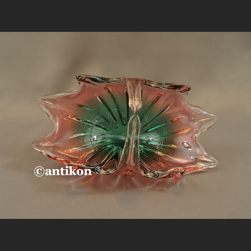 Patera Murano koszyk artystyczne szkło Patera Murano koszyk artystyczne szkło