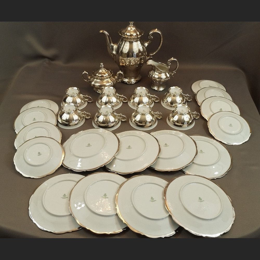Rosenthal Pompadour serwis srebrny dla 8 osób Rosenthal Pompadour serwis srebrny dla 8 osób