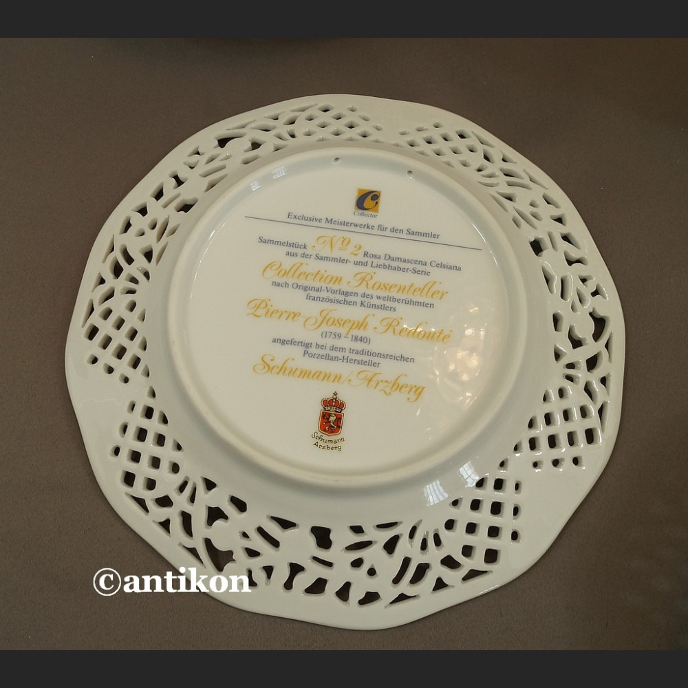 Kolekcjonerskie talerze cała seria róże kwiaty Kolekcjonerskie talerze cała seria róże kwiaty