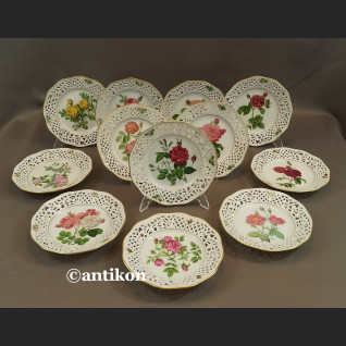 Kolekcjonerskie talerze cała seria róże kwiaty Kolekcjonerskie talerze cała seria róże kwiaty