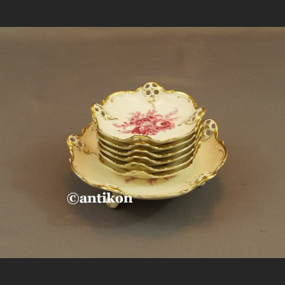 Rosenthal Ivory Bavaria Moliere konfiturówki talerzyki Rosenthal Ivory Bavaria Moliere konfiturówki talerzyki