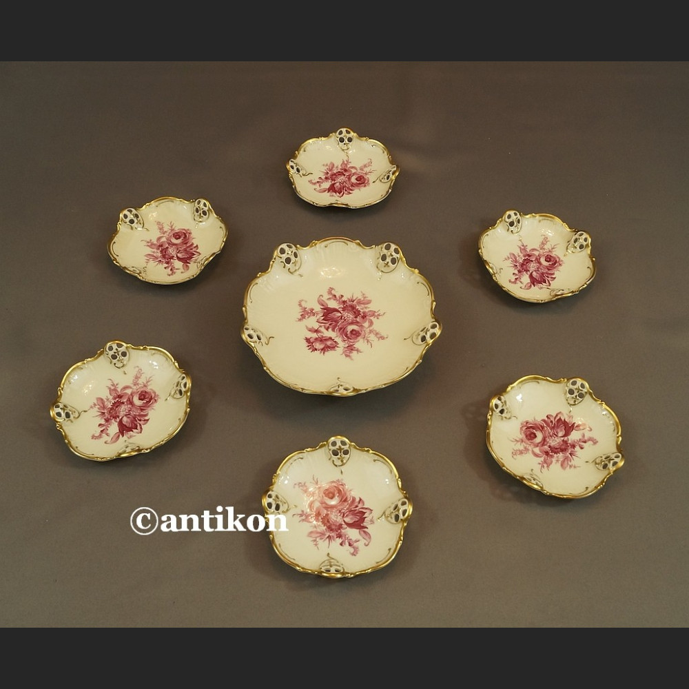 Rosenthal Ivory Bavaria Moliere konfiturówki talerzyki Rosenthal Ivory Bavaria Moliere konfiturówki talerzyki