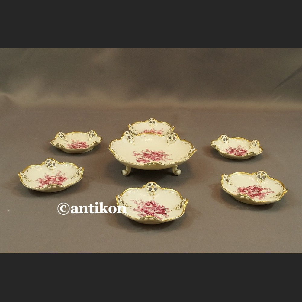 Rosenthal Ivory Bavaria Moliere konfiturówki talerzyki Rosenthal Ivory Bavaria Moliere konfiturówki talerzyki