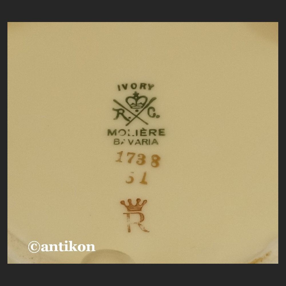 Rosenthal Ivory Bavaria Moliere konfiturówki talerzyki Rosenthal Ivory Bavaria Moliere konfiturówki talerzyki