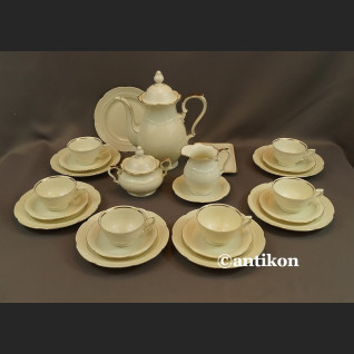 Serwis do herbaty kość słoniowa Bawaria 