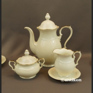 Serwis do herbaty kość słoniowa Bawaria 