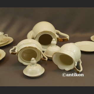 Serwis do herbaty kość słoniowa Bawaria 