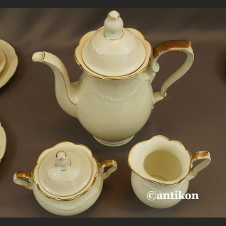 Serwis do herbaty kość słoniowa Bawaria 