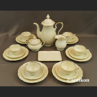 Serwis do herbaty kość słoniowa Bawaria 