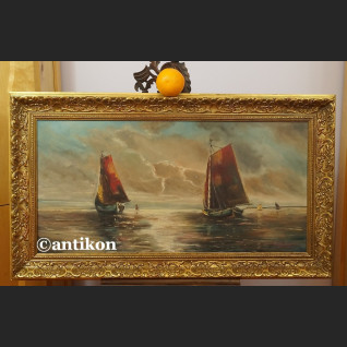 Obraz marynistyczny łodzie żaglowe duży obraz 