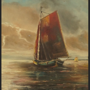 Obraz marynistyczny łodzie żaglowe duży obraz 