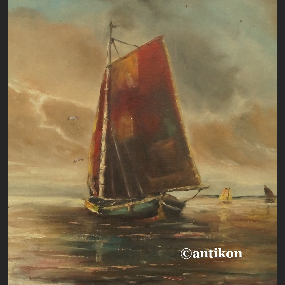 Obraz marynistyczny łodzie żaglowe duży obraz 