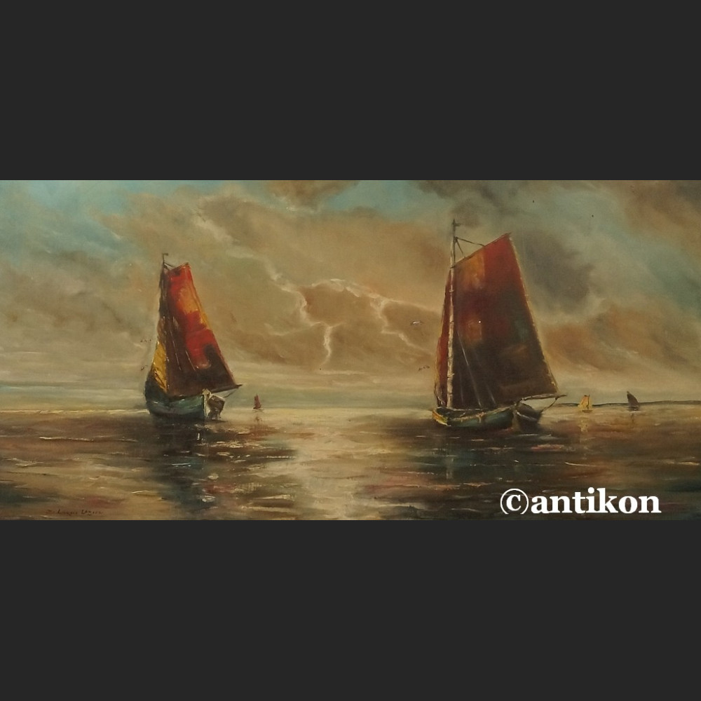 Obraz marynistyczny łodzie żaglowe duży obraz 