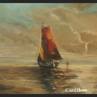 Obraz marynistyczny łodzie żaglowe duży obraz 