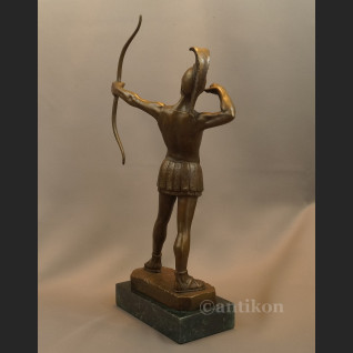 Rzeźba z brązu wielki Łucznik spartanin Leonidas  Rzeźba z brązu wielki Łucznik spartanin Leonidas