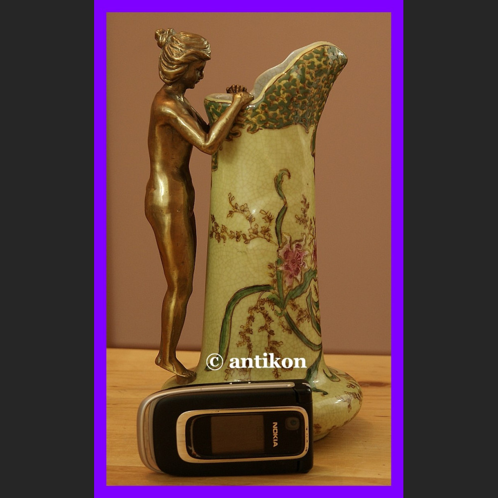 CUDNY PORCELANOWY DZBANEK Z FIG. KOBIETY SECESJA CUDNY PORCELANOWY DZBANEK Z FIG. KOBIETY SECESJA