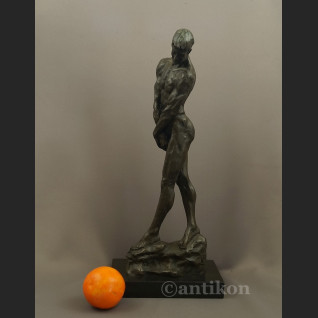 Rzeźba z brązu Adam piękny duży posąg A. Rodin Rzeźba z brązu Adam piękny duży posąg A. Rodin