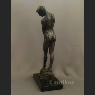 Rzeźba z brązu Adam piękny duży posąg A. Rodin Rzeźba z brązu Adam piękny duży posąg A. Rodin