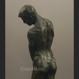 Rzeźba z brązu Adam piękny duży posąg A. Rodin Rzeźba z brązu Adam piękny duży posąg A. Rodin