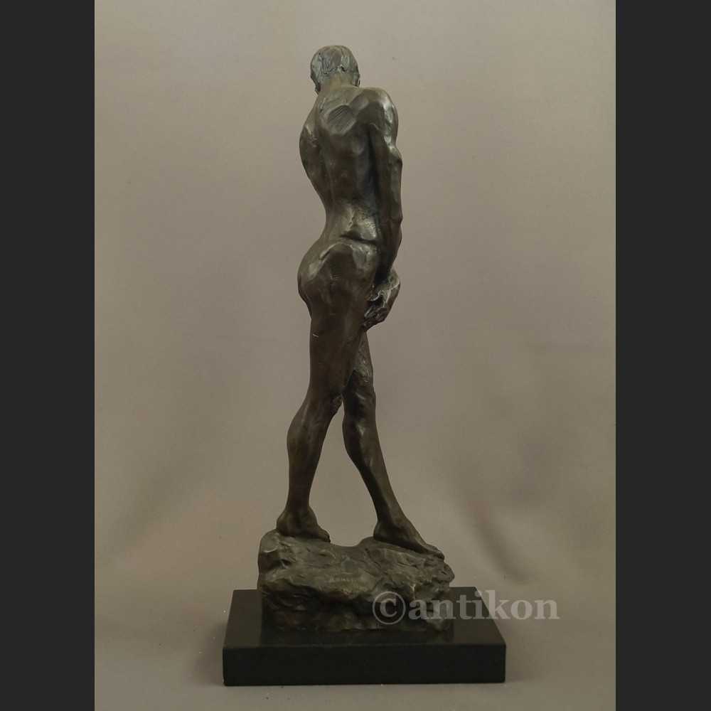 Rzeźba z brązu Adam piękny duży posąg A. Rodin Rzeźba z brązu Adam piękny duży posąg A. Rodin